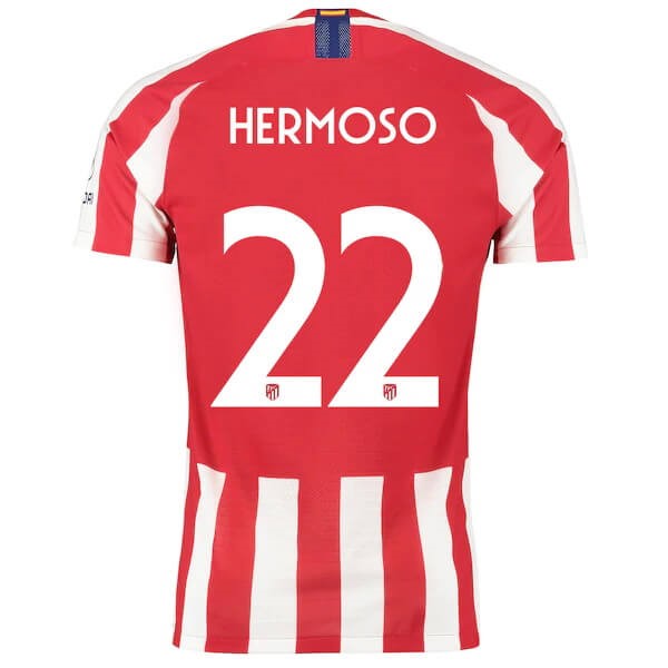 Tailandia Replicas Camiseta Atletico Madrid NO.22 Hermoso 2019/20 Rojo